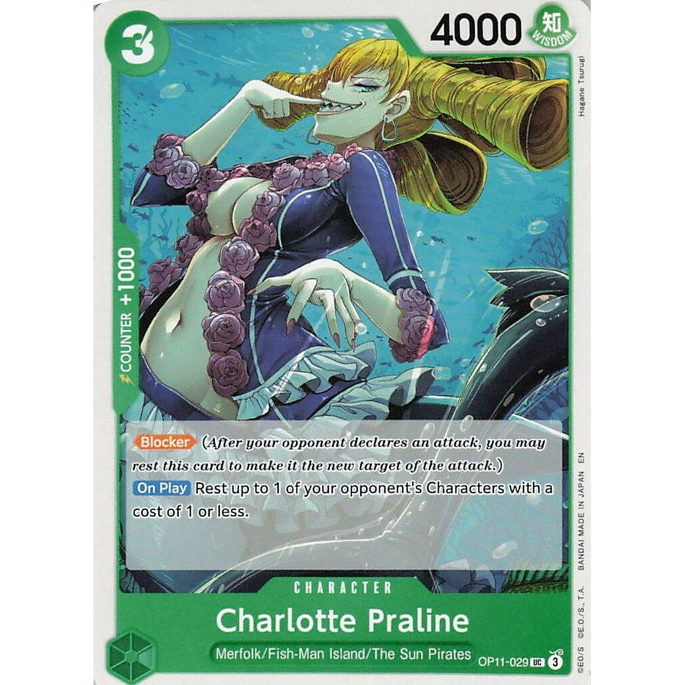 Charlotte Praline UC A Fist of Divine Speed Card OP11-029 LP
